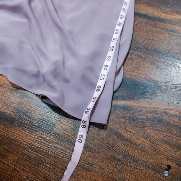 Show Me Your MuMu Caitlin Ruffle Maxi Dress Antique Rose Chiffon Boho Whimsy Fes - Picture 12 of 14